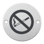 Pictogram Rookverbod Rond Inox Plus
