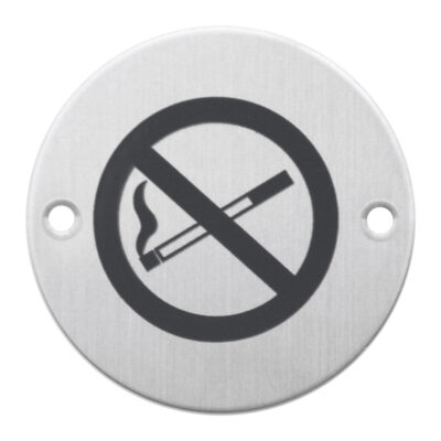 Pictogram Rookverbod Rond Inox Plus