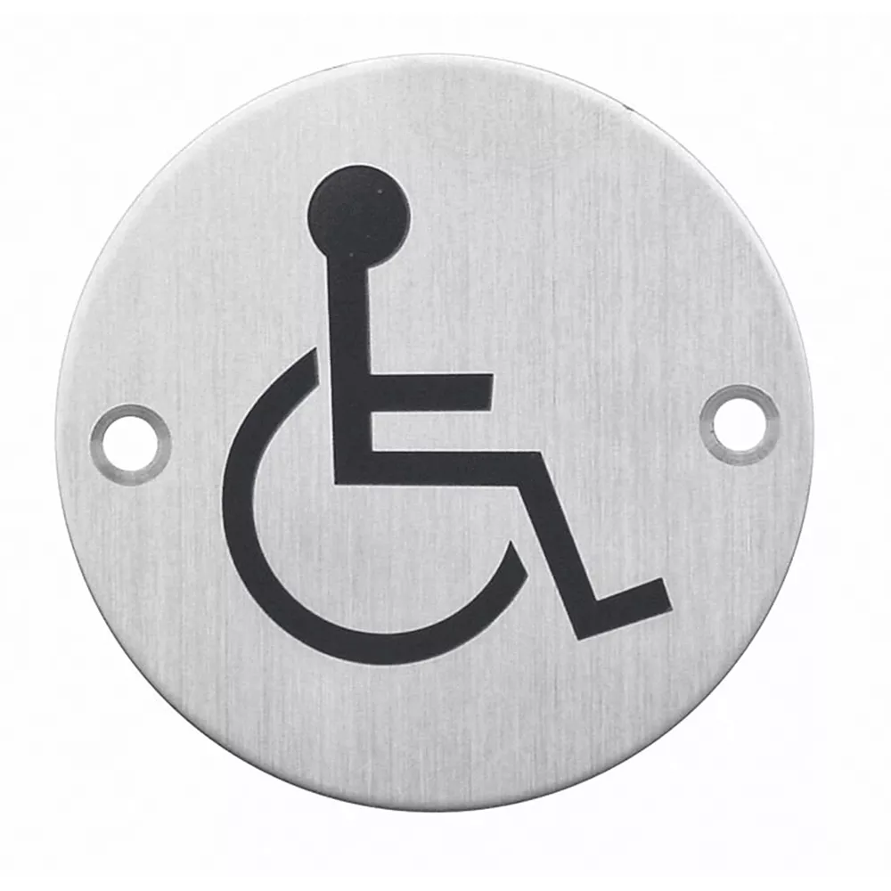 Pictogram Minder Validen Rond Inox