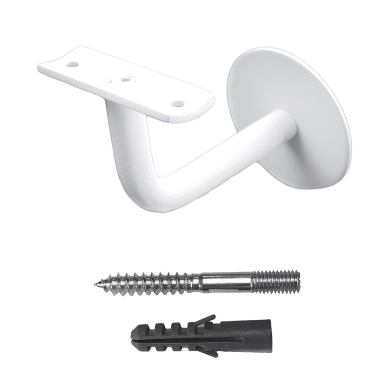 Leuninghouder rond Wit Structuur