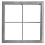 HDD Pro Patrijspoort retro 245 mm Inox Plus