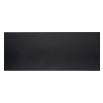 Deurplaat 120 mm x 300 mm Zwart