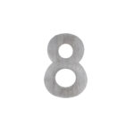 HDD Pro Huisnummer Plat Klein Zelfklevend 8 Inox Plus