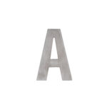 HDD Pro Huisletter Plat Klein Zelfklevend A Inox Plus