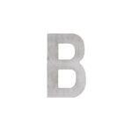 HDD Pro Huisletter Plat Klein Zelfklevend B Inox Plus