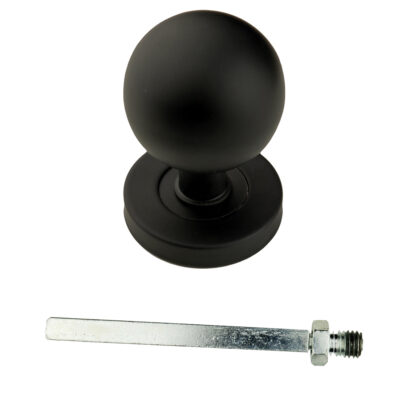 HDD Pro Voordeurknop Top B 50 Op Rozas Zwart