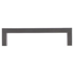 meubelgreep rechthoekig Gunmetal