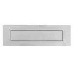 Hardbrass Shuffle Briefplaat Brievenbusklep RVS 300x80mm