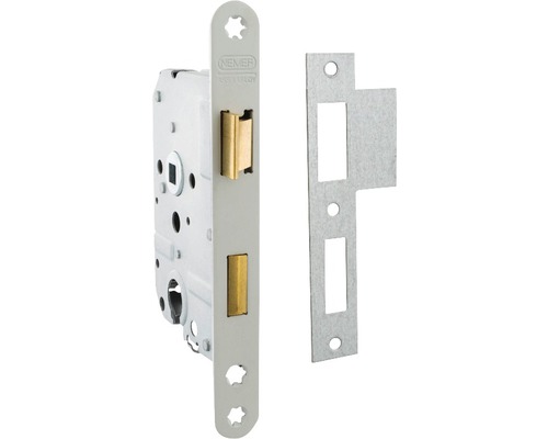 Het Nemef 1269 deurslot is een afsluitbaar insteekslot, speciaal ontworpen voor binnendeuren die extra beveiliging nodig hebben, zoals deuren tussen de woning en de garage. Dit betrouwbare slot biedt een profielcilinder PZ, universele maatvoering en is eenvoudig te monteren zonder aanpassingen aan de deur. Met een strakke, ronde kapvorm en een witte kapkleur, past dit slot perfect bij diverse interieurs. Belangrijkste Kenmerken: Profielcilinderslot voor extra veiligheid: Uitstekend geschikt voor binnendeuren die goed afgesloten moeten worden. Universele maatvoering: Gemakkelijk te installeren zonder schade aan bestaande deuren. Geschikt voor links- en rechtsdraaiende deuren: Geschikt voor zowel naar binnen- als naar buitendraaiende deuren. Inclusief Blokschoot en Sluitplaat: Compleet geleverd voor een stevige sluiting. Technische Specificaties: Type artikel: Slot (Profielcilinder PZ) PC maat: 55 mm Doornmaat: 50 mm Kapvorm: Rond Kapkleur: Wit Voorplaat breedte: 20 mm Kasthoogte: 122 mm Deurrichting: Links/rechts te gebruiken (DIN links en rechts) Kenmerken: Voorzien van blokschoot en sluitplaat EAN Codes: 2005086254000, 8713515012674, 8713515099217 Voordelen van het Nemef 1269 Deurslot: Het Nemef 1269 profielcilinderslot combineert veiligheid, gemak en flexibiliteit. Dit slot biedt hoogwaardige bescherming en is een uitstekende keuze voor tussendeuren die extra beveiliging nodig hebben. Dankzij de universele maatvoering is vervanging eenvoudig, zonder hak- en breekwerk. Kies voor betrouwbare beveiliging met het Nemef 1269 deurslot – ideaal voor binnendeuren die maximale veiligheid vereisen!