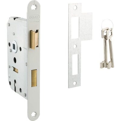 Nemef Klavier dag- en nachtslot 1266/4 wit SL55