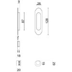 HDD Pro Schuifdeurkom Inkapschelp Fra Retro Ovaal Carbon Black