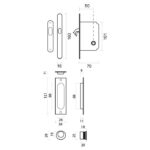 HDD Pro Schuifdeurkom Inkapschelp Fra Ovaal Carre Slot Zwart