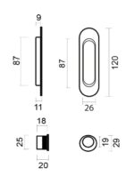 HDD Pro Schuifdeurkom Inkapschelp Fra Ovaal Koper