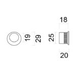 HDD Pro Schuifdeurkom Inkapschelp Fra Vingertop Inox Look