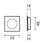 HDD Pro Schuifdeurkom Inkapschelp Hdd Rond Carre Inox Plus