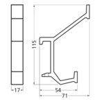 Hermeta Hoed-/Jashaak Mat Naturel