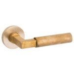 Artitec Deurkruk op rozet Bauhaus/Vivo messing antiek