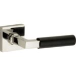 Artitec Deurkruk op rozet verdekt Bauhaus ebben glans nikkel