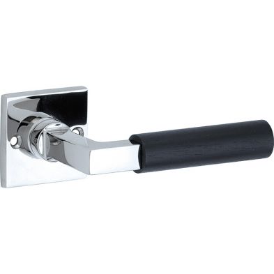 Artitec Deurkruk op rozet Bauhaus ebben glans chroom