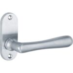 Artitec Deurkruk op rozet Linea/ovaal patent mat chroom