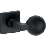 Artitec Knopkruk op rozet Bauhaus verdekt mat zwart
