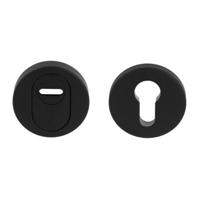 FORMANI Massief veiligheidscilinderrozet met kerntrekbeveiliging SKG3 mat zwart