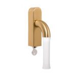 EV100 DKLOCK O PVD satin gold white