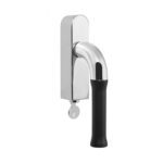 EV100 DKLOCK O polished stainless steel satin black