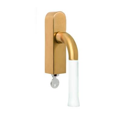 EV101DKLOCK satin gold white