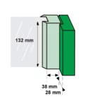 minimale benodigde montageruimte 331941 raamsluiting 3319 links naar buiten inbouwkom zonder onderlegplaat E0002598.jpg