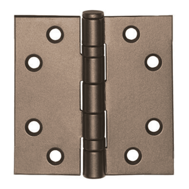 Formani Basics LBS7676 Kogellagerscharnier Brons Platkop 76x76mm met rechte hoeken