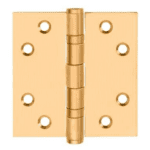 FORMANI Kogellagerscharnier | 89x89 | PVD Mat Goud | LBS8989 Rechte Hoeken