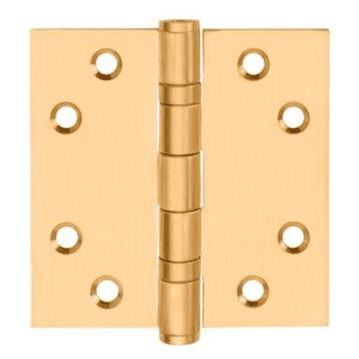 FORMANI Kogellagerscharnier | 89x89 | PVD Mat Goud | LBS8989 Rechte Hoeken