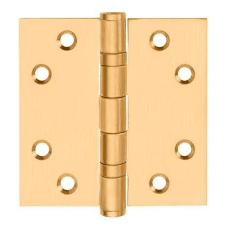 FORMANI Kogellagerscharnier | 89x89 | PVD Mat Goud | LBS8989 Rechte Hoeken