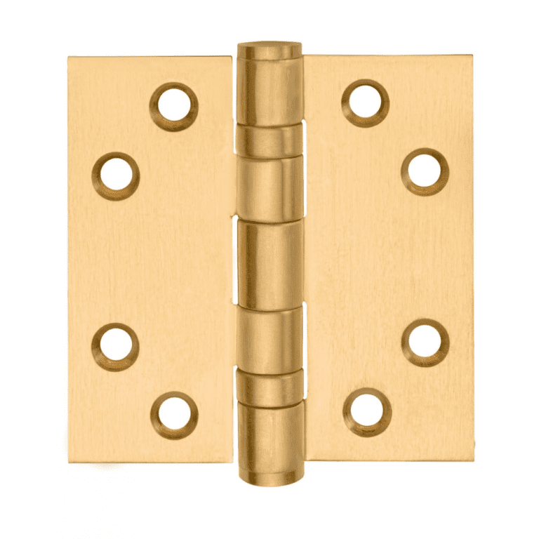 FORMANI Kogellagerscharnier | 76x76 | PVD Mat Goud | LBS7676 Rechte Hoeken