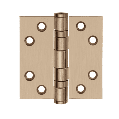 FORMANI Kogellagerscharnier | 76x76 | PVD Licht Brons | LBS7676 Rechte Hoeken