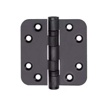 FORMANI Kogellagerscharnier | 76x76 | PVD Gun Metal | LBSA7676 Afgeronde Hoeken