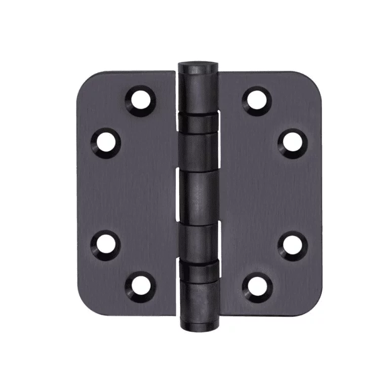 FORMANI Kogellagerscharnier | 76x76 | PVD Gun Metal | LBSA7676 Afgeronde Hoeken