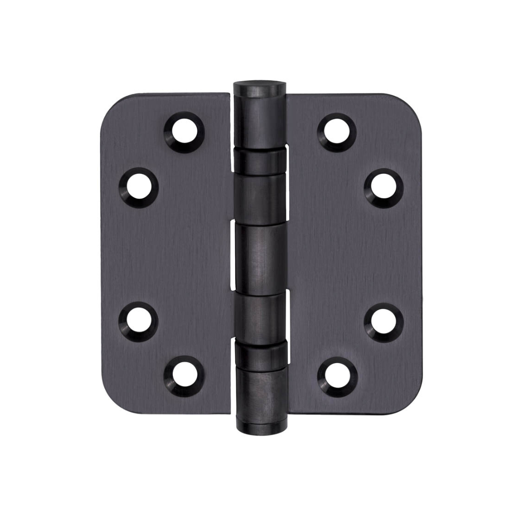 FORMANI Kogellagerscharnier | 76x76 | PVD Gun Metal | LBSA7676 Afgeronde Hoeken