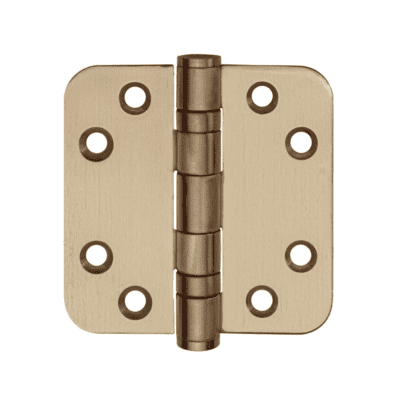 FORMANI Kogellagerscharnier | 76x76 | PVD Licht Brons | LBSA7676 Afgeronde Hoeken