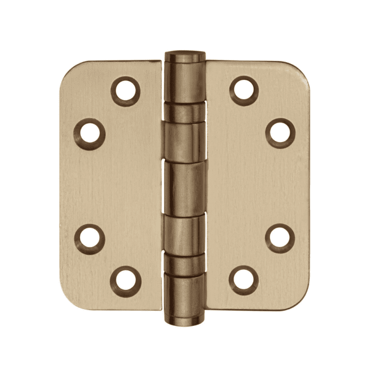 FORMANI Kogellagerscharnier | 76x76 | PVD Licht Brons | LBSA7676 Afgeronde Hoeken