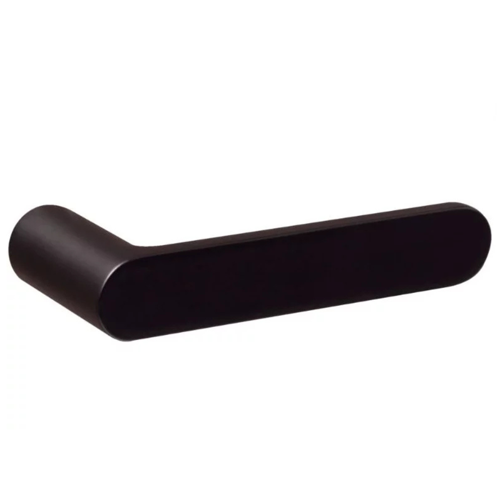 NUDA Deurkruk Pure Mat Zwart op minimalistisch rozet