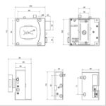 Oplegslot maattekening