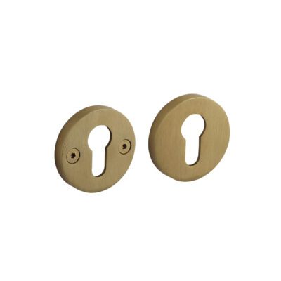 Cilinderrozetten éénzijdig verdekt ø55x8mm messing mat