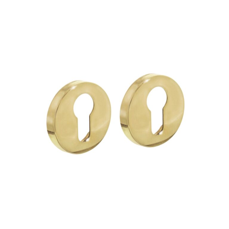 Intersteel Rozet profielcilindergat PVD Messingkleur