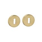 Intersteel Sleutelrozetten Verdekt ø53x9mm PVD Messingkleur