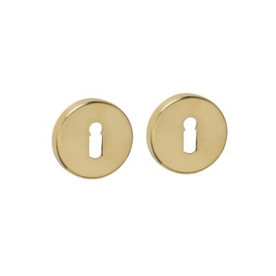 Intersteel Sleutelrozetten Verdekt ø53x9mm PVD Messingkleur