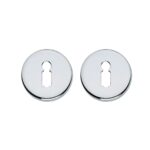 Intersteel | Rozet sleutelgat | Rond | Verdekt | Chroom
