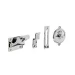 Intersteel WC-overslag met Tekst Vrij / Bezet Chroom