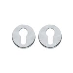 Intersteel | Rozet Profielcilindergat | Rond | Verdekt | Chroom Mat